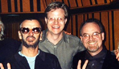 Ringo Starr, Brad Rosenberger and Rick Shoemaker