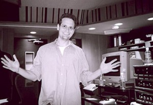 Ralph Sall in the recording studio.