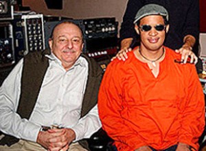 Arif Mardin in the studio with Raul Midon.