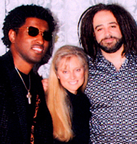 Babyface, Barbara Cane and Adam Duritz.