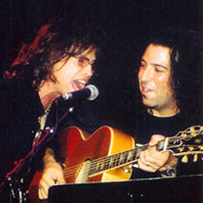 Billy Mann with Steven Tyler of Aerosmith.
