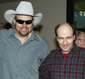 Bobby Braddock with Toby Keith.