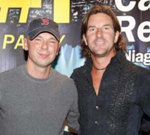 Kenny Chesney and Brett James.