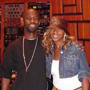 Bryan-Michael Cox with Mary J. Blige.