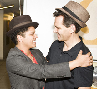 Craig Kallman and Bruno Mars.