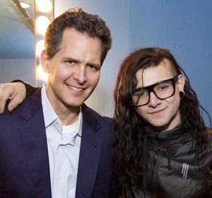 Craig Kallman and Skrillex.