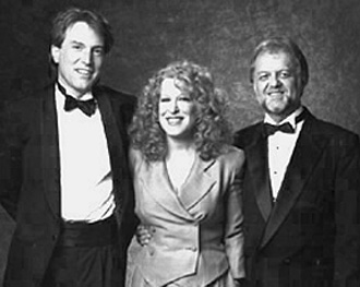 Jeff Silbar, Bette Midler and Larry Henley.