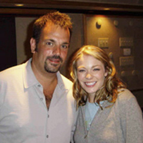 Josh Rabinowitz with LeAnn Rimes.