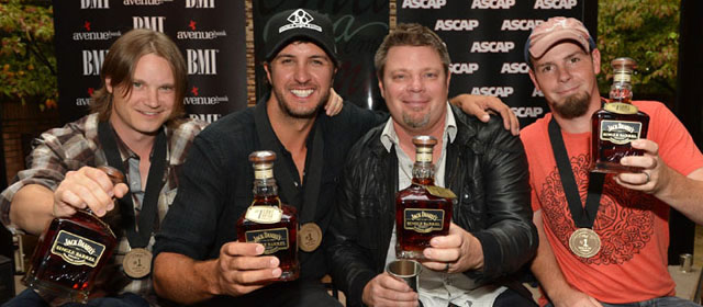 Josh Kear, Luke Bryan, Rodney Clawson and Chris Tompkins.