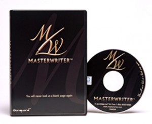 The cover artwork for MasterWriter software.
