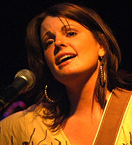 Meg Allison performing live.