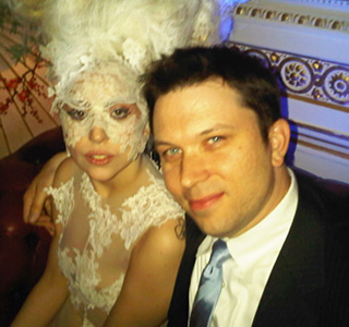 Martin Kierszenbaum with Lady Gaga.