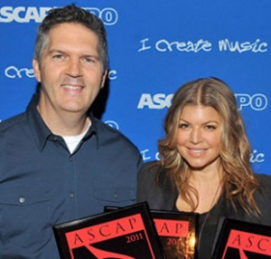 Randy Grimmett with ASCAP hit writer, Fergie.