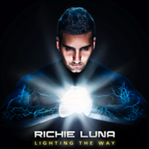 The cover artwork for Richie Luna's single, "Lighting The Way."