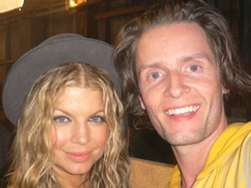 Toby Gad with Fergie.