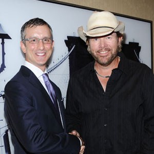 David Israelite with country star Toby Keith. 