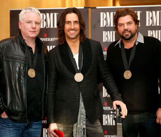 Jimmy Ritchey, Jake Owen and Dallas Davidson.