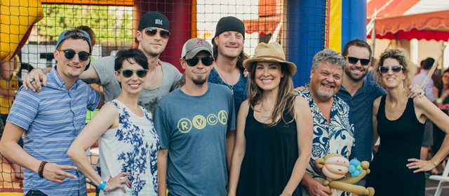 The Big Loud Shirt team: Matt Dragstrem, Amy Allmand, Brian Kelley, Chris Tompkins, Tyler Hubbard, Sarah Buxton, Craig Wiseman, Seth England and Kimberly Gleason.