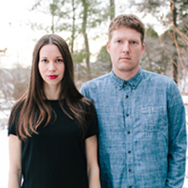 Anna Paddock and Patrick Anderson of the duo, The Lay Awakes.