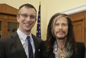 David Israelite and Steven Tyler