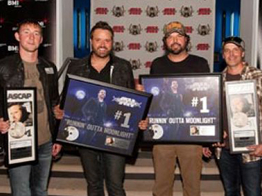 Ashley Gorley, Randy Houser, Dallas Davidson & Kelley Lovelace.