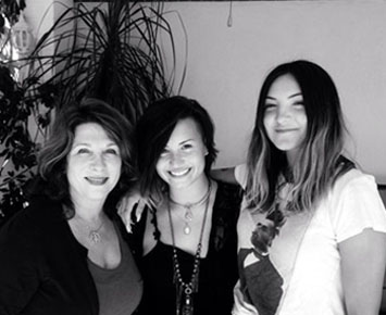 Lindy Robbins, Demi Lovato and Julia Michaels.