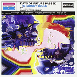 The cover of the Moody Blues' classic album, Days of Future Passed.
