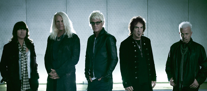 REO Speedwagon: Bryan Hitt, Bruce Hall, Kevin Cronin, Dave Amato, Neal Doughty.