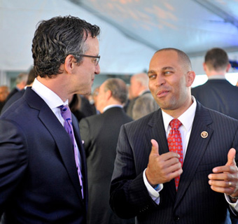 David Israelite and Congressman Hakeem Jeffries