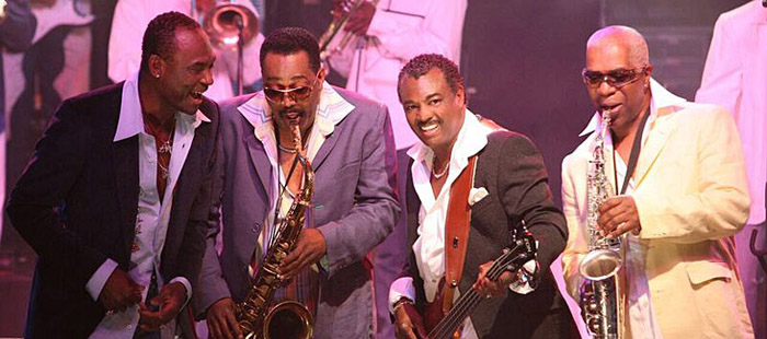 Kool & The Gang: George Brown, Ronald Bell, Robert "Kool" Bell and Dennis Thomas.