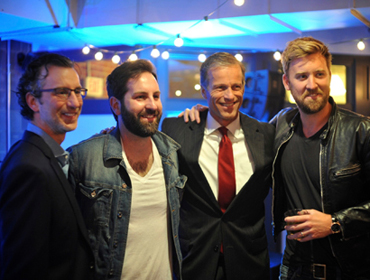 NMPA President David Israelite Discusses The DOJ's Decision On Consent Decrees, and the Latest Issues Facing Songwriters & Music Publishers 3 David Israelite, Josh Kelley, Senator John Thune of South Dakota, and Charles Kelley (of Lady Antebellum).