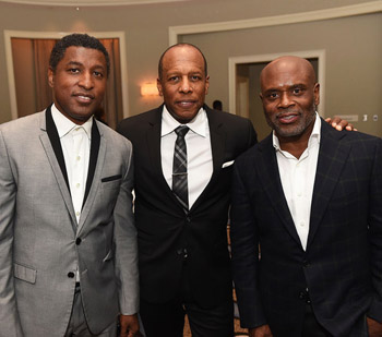 Special Interview With Daryl Simmons, Co-Writer Of 18 Top 10 Pop Hit Songs For Boyz II Men, Toni Braxton, Bobby Brown, Babyface and TLC 2 Kenneth "Babyface" Edmonds, Daryl Simmons and L.A. Reid.