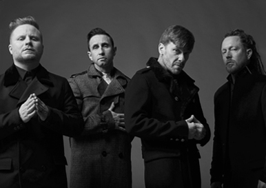 Shinedown: Zach Myers, Eric Bass, Brent Smith, Barry Kerch