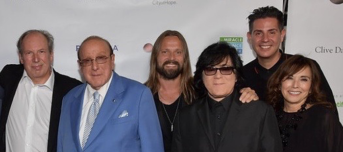 Hans Zimmer, Clive Davis, Max Martin, John Titta, Marc Hutner (ASCAP) and Loretta Munoz (ASCAP).