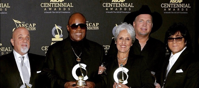  Billy Joel, Stevie Wonder, Joan Baez, Garth Brooks and John Titta.