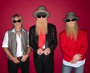 ZZ TOP (pictured l-r): Frank Beard, Billy Gibbons & Dusty Hill.