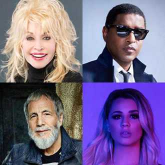 Dolly Parton, Babyface, Yusuf/Cat Stevens, Gabby Barrett